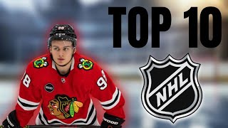 Top 10 2024 NHL Rookies [upl. by Agarhs15]