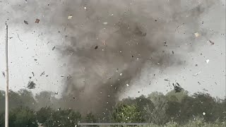 THE MOST INSANE TORNADO VIDEO ever captured in Westmoreland Kansas [upl. by Euqram]