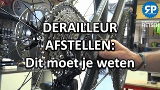 DERAILLEUR AFSTELLEN RACEFIETS  MTB  TREKKINGFIETS Dit moet je weten [upl. by Tully]