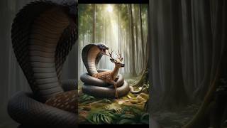 Majestic Python Coils Around Its Prey  Amazing Wildlife Scene animalcourage snake amazinganimals [upl. by Aihseya]