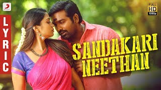 Sangathamizhan  Sandakari Neethan Lyric  Vijay Sethupathi NivethaPethuraj  VivekMervin [upl. by Orestes557]