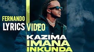 DJ FERNANDO  Kizima Imana inkunda Lyrics vidéo [upl. by Reitman]