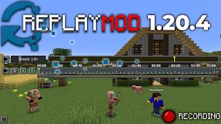 How To Download the Replay Mod in Minecraft 1204 [upl. by Maleeny]