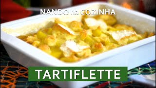 TARTIFLETTE gratinado delicioso com batata cebola e bacon de origem francesa e fácil de preparar [upl. by Labanna]