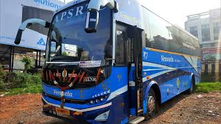 Brand New BS6 Ashok Leyland Engine APSRTC Vennela AC Sleeper bus PRAKASH Coach Vijayawada Vizag [upl. by Anilyx]