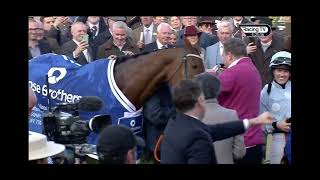 Emotional scenes as Honeysuckle returns to Cheltenham Winners Enclosure a hero for the final time [upl. by Aiynat658]