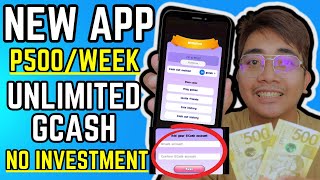 EARN FREE 500WEEK EARN FREE P500 GCASH LEGIT APP 2024 LEGIT EARNING APPLICATION SA GCASH PAYOUT NA [upl. by Larkins545]