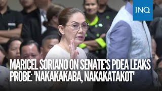 Maricel Soriano on Senates PDEA leaks probe Nakakakaba nakakatakot [upl. by Ahsets]