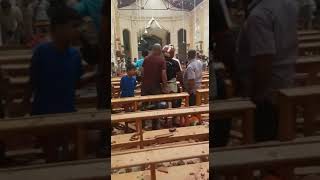 St Sebasyians church Negombo bomb attack [upl. by Ailimaj345]