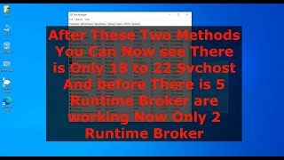 How to Remove Svchostexe Virus or Runtime Broker Fixing for High CPU Usage or RAM Win 10  Win 11 [upl. by Kire383]