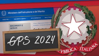 TUTORIAL ISCRIZIONE GRADUATORIE PROVINCIALI  GPS 202426 [upl. by Goddord706]