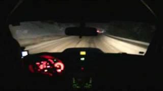 Subaru Impreza WRX STI snow driving onboard 3 [upl. by Lacym]