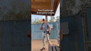 The Freshman Everyone Loves 🤣 baseball comedy freshman [upl. by Donella]