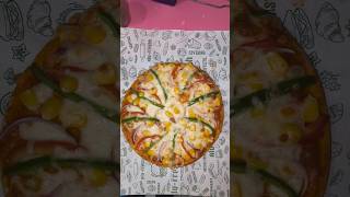 Aaj toh veggie cheese pizza ka order aaya😋 pizza foodie viral [upl. by Infield]