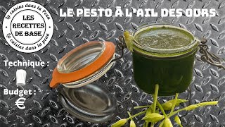 Le pesto à lail des ours et pickles de fleurs dail des ours Economique et zéro gâchis [upl. by Yreffeg]