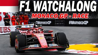 🔴 F1 Watchalong  MONACO GP  RACE  with Commentary amp Timings [upl. by Mayhew485]