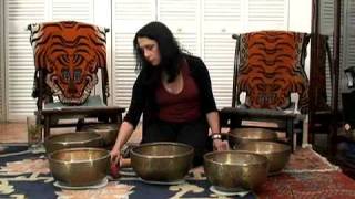 Singing Bowl Meditation Crown Chakra Set [upl. by Pinebrook]