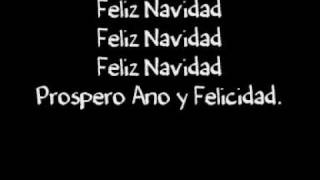 Lyrics  Feliz Navidad [upl. by Tillinger]