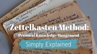 Zettelkasten NoteTaking Method Simply Explained [upl. by Kinnie]