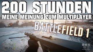 200 Stunden  Meinung amp Fazit zum Multiplayer  BATTLEFIELD 1 [upl. by Beverle]