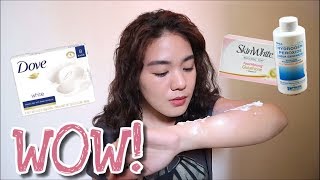 INSTANT PAMPAPUTI USING AGUA OXINADA SKIN WHITE AND DOVE  Denise Gishelle✨ [upl. by Hcire555]