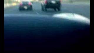 Corvette C6 Vs Lamborghini Gallardo Street race IN Kuwait [upl. by Lotus]