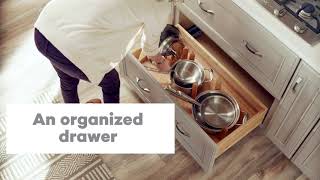 Adjustable Pegged Kitchen Drawer Organizer [upl. by Hymie]