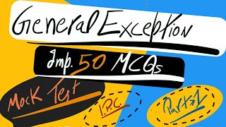 General exception mcqs  Mock test  IPC mcqs with explanation  Sec 76 to 106 [upl. by Yatnwahs]