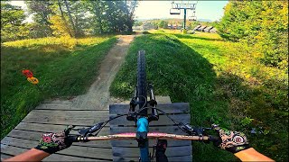 Burke Mountain Bike Park  Jester Merlin and Knightslayer [upl. by Garlen]