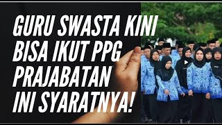 Guru Swasta Kini Bisa Ikut PPG Prajabatan Ini Syaratnya [upl. by Siloa]