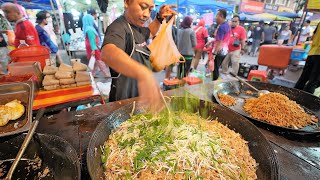 Malaysia Street Food Night Market  Setia Alam Pasar Malam  Part 1  Muslim Stall  马来西亚夜市美食 [upl. by Puto]