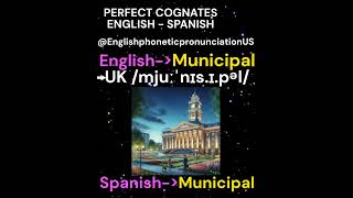 ✅ Perfect cognates ENGLISH  SPANISH Part 39 howtopronounce [upl. by Aleta]