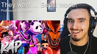 KURO REACTS to Beasts of Anime Rap Cypher Shwabadi ft Rustage ChiChi Cam Steady Connor Quest [upl. by Anette]