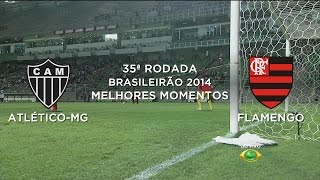 Melhores Momentos  AtléticoMG 4 x 0 Flamengo  Brasileirão  19112014 [upl. by Putscher]