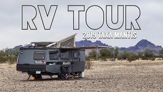 RV TOUR  2019 Taxa Mantis  Full Time Living Off Grid Boondocking [upl. by Waylon]