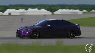 Infiniti Q50 Red Sport Prvvy  Assetto Corsa [upl. by Farant]