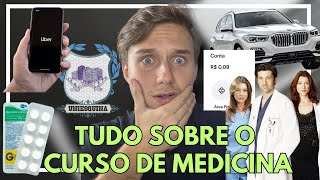 COMO É A FACULDADE DE MEDICINA Grade Salário Oportunidades [upl. by Maxey48]