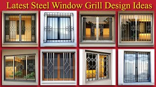 Latest steel window grill design 2025 long window grill design bd All Design [upl. by Oivlis304]