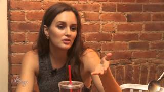 Water and Ice Cream Leighton Meester Reveals Her Beauty Secrets [upl. by Milde425]