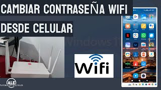 Como Cambiar Contraseña de WIFI desde Celular [upl. by Rooney182]