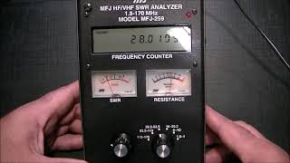 MFJ 259 Antenna AnalyzerSWR Meter [upl. by Vitoria]