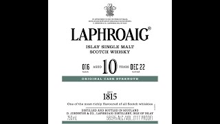 Laphroaig 10 Cask Strength Batch 16  Whiskey Review 247 [upl. by Johannes67]