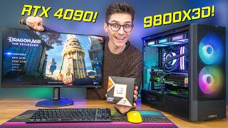 The FASTEST Gaming PC Build EVER  Ryzen 7 9800X3D amp RTX 4090 w Gameplay Benchmarks [upl. by Freberg]