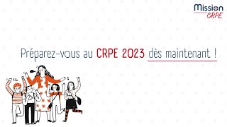 Préparezvous au CRPE 2023 dès maintenant [upl. by Kramlich164]