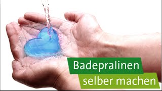 DIY – Geschenke selber machen Badepralinen in Herzform [upl. by Yrallam]