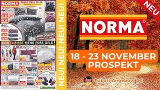 NORMA Prospekt Werbung  Prospekt Gültig von 18112024  Rabatt Angebote DE [upl. by Derby]