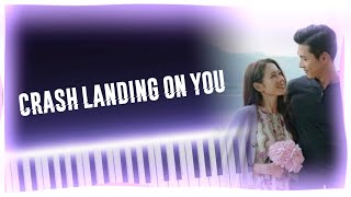 Crash Landing on You  Sunset by DAVICHI Piano Tutorial  Sheet Music [upl. by Nylassej980]