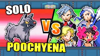 ¿Puedo Pasarme LA LIGA POKÉMON SOLO con POOCHYENA [upl. by Patt]