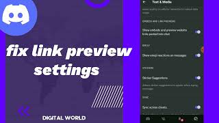 How To Fix link preview Settings On Discord App 2024 [upl. by Suiram661]