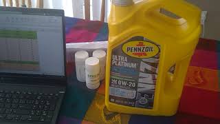 0W20 Pennzoil Ultra vs Platinum vs AMSOIL Virgin Oil Analysis SPEEDiagnostix Lab Results [upl. by Ahsyad]